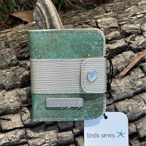 Green and Silver Cork Wallet